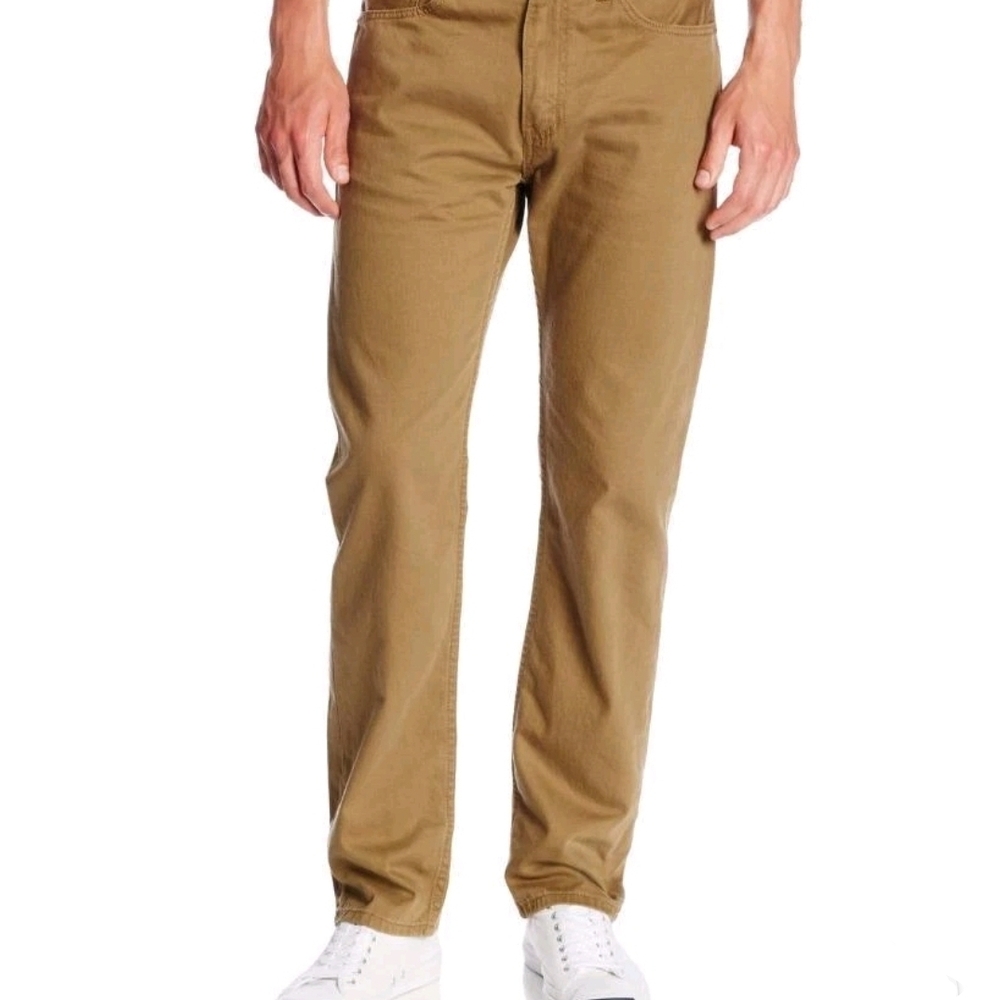 Men's Brown Straight Jeans